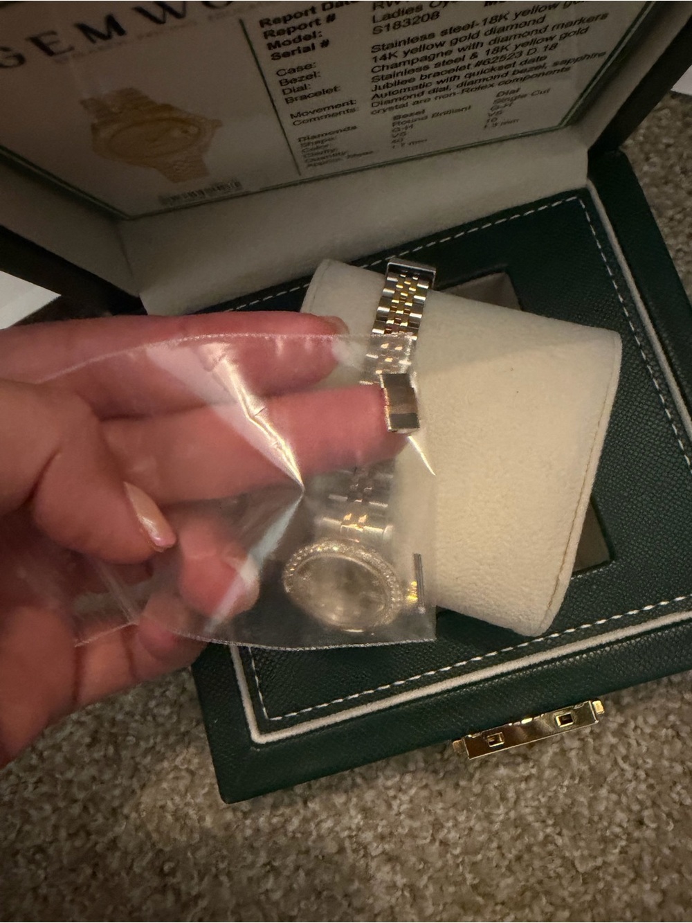 Rolex Gold and Silver Jubilee Watch-women - Picture 15 of 15